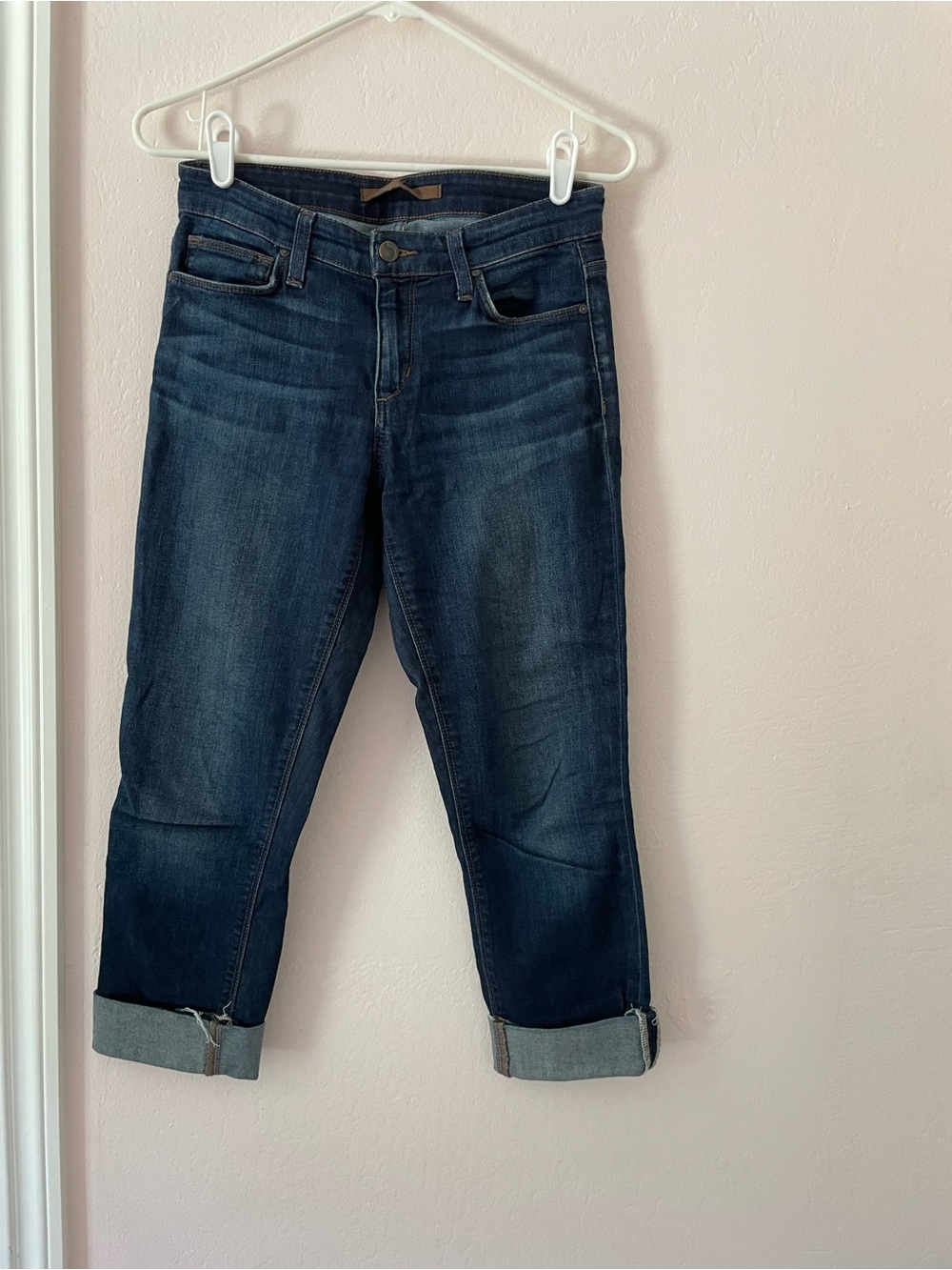 Joe's Jeans Women's Dark Blue Cropped Jeans